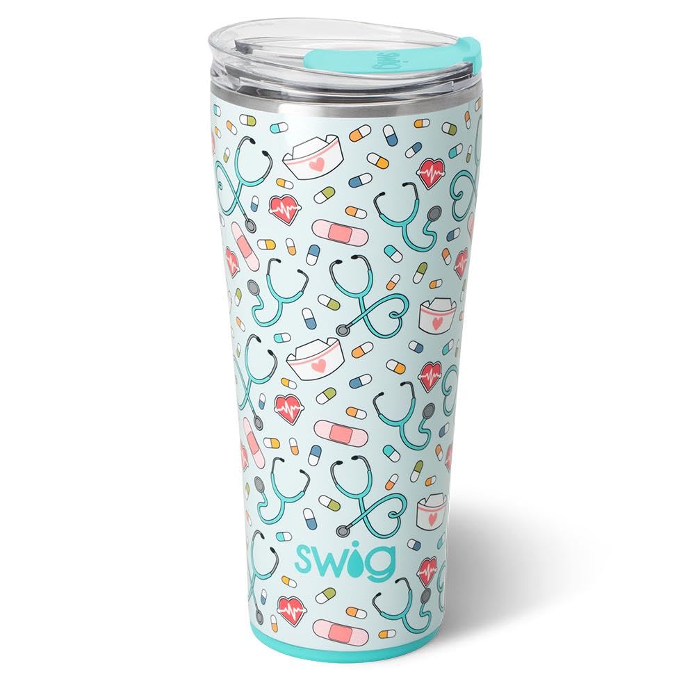 Swig Life 32oz tumbler con tapa deslizante para bebidas sin derrames