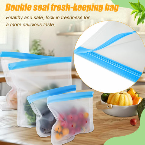 Swihorab bolsas silicona para snacks y almuerzos portátiles