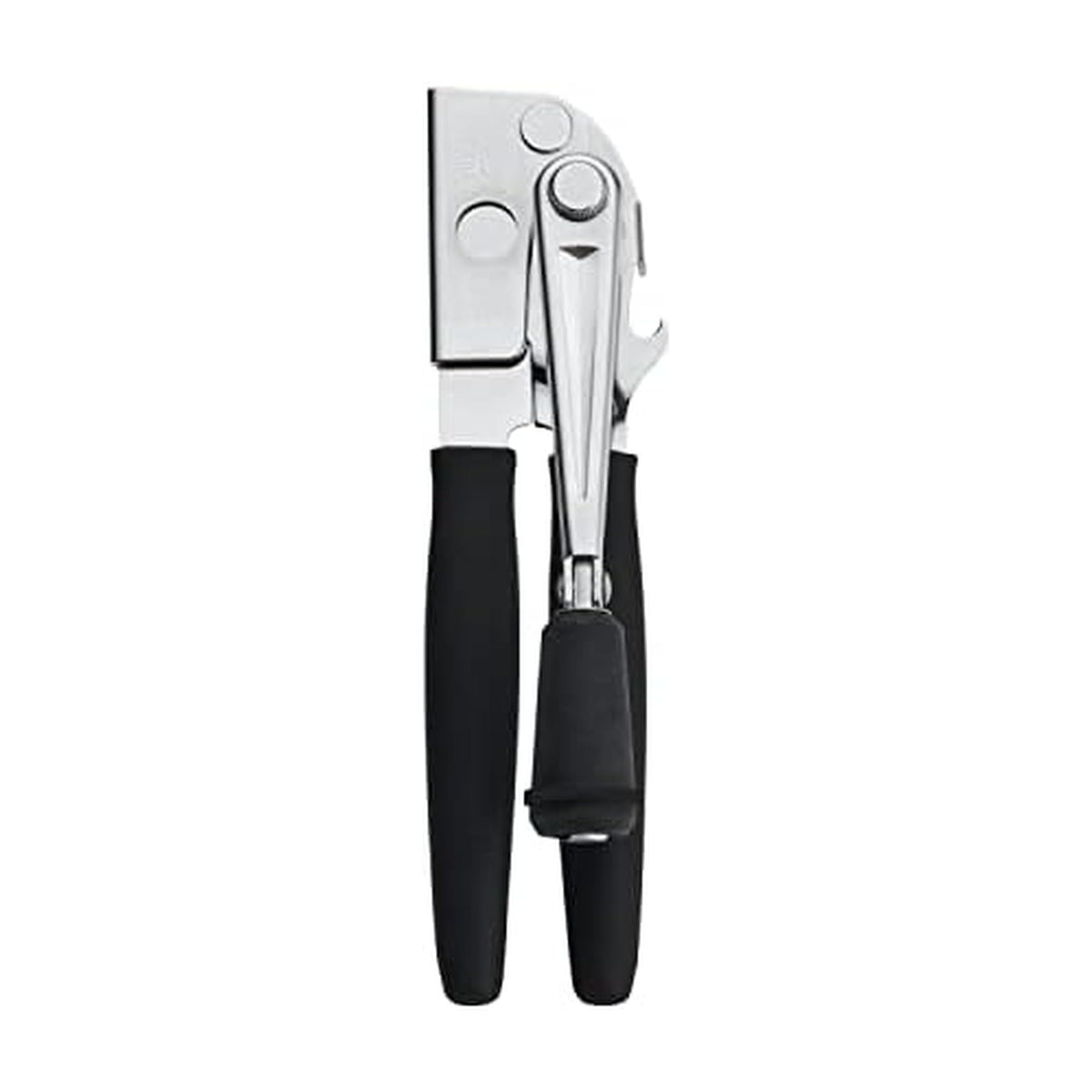 Swing-A-Way abrelatas con manija plegable ergonómica para uso cómodo