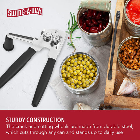Swing-A-Way cuchilla de alta resistencia corta latas con suavidad