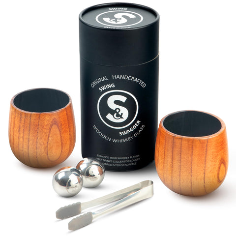 Regalo ideal Swing y Swagger para amantes del whisky, presentación lista para regalar.