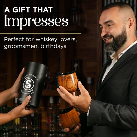 Tubo de regalo negro para presentación elegante de Swing y Swagger.