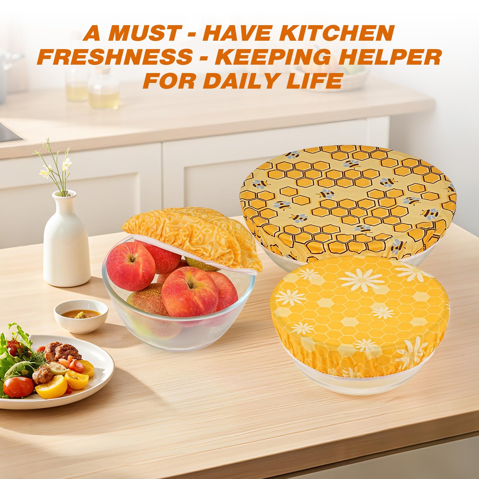 Funda Swiscena para uso en frigorífico, conserva alimentos frescos sin plástico.