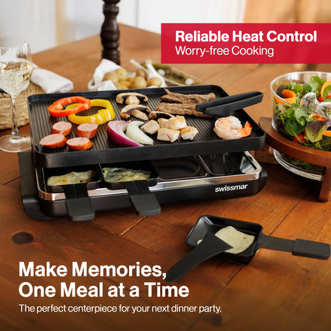 Swissmar Clásico Raclette: soportes para platos para organización en la mesa