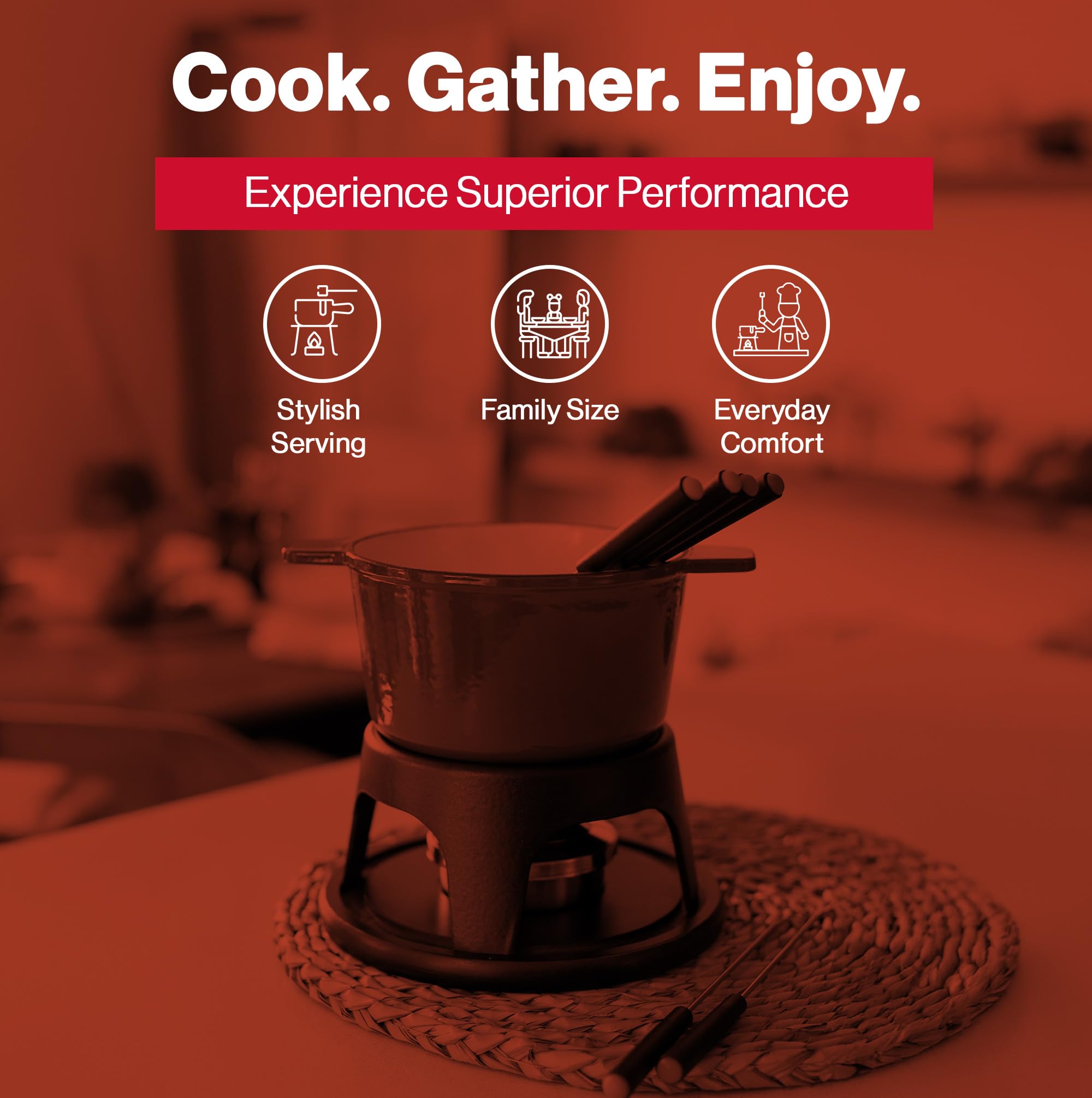 Swissmar Sierra, anillo anti salpicaduras para mesa limpia