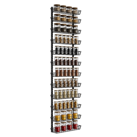 SWOMMOLY estante-especias mural 12 niveles ajustable para cocina