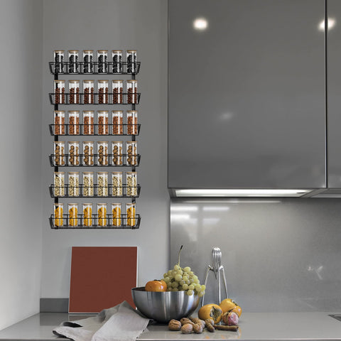 SWOMMOLY latas y envases en estante mural de cocina