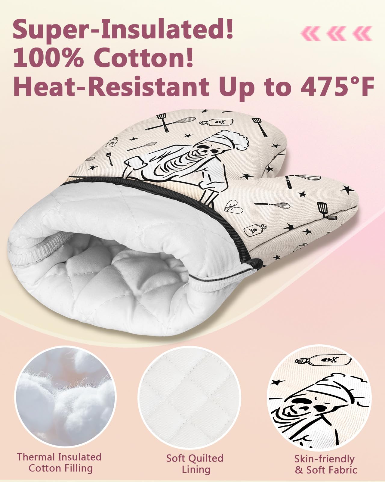 Swooflia manoplas horno colgante con anilla para ordenar la cocina.
