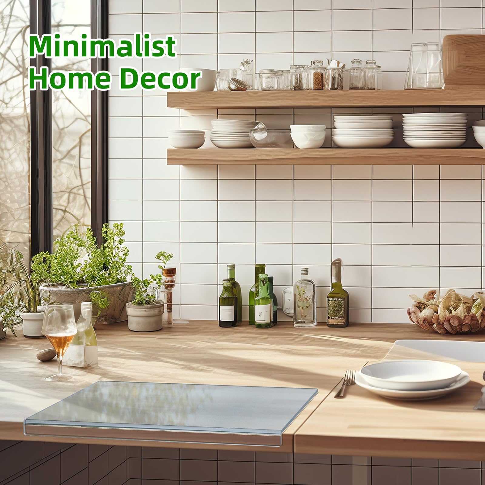 SWSKR regalo práctico para cocinas modernas y decoración de encimera.