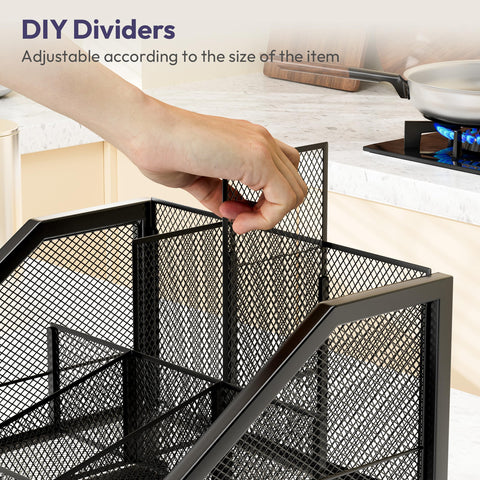 SWTYMIKI Diseño moderno negro, decorativo y práctico para cocinas.