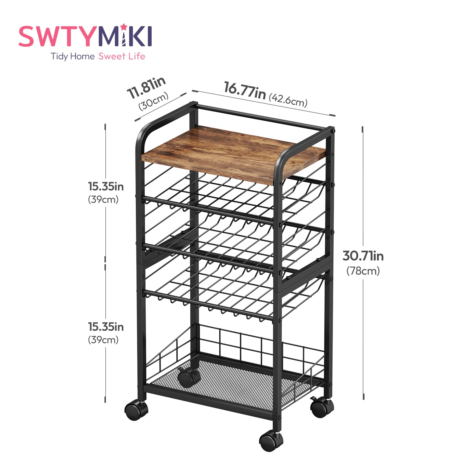 SWTYMIKI Organizador Latas para Oficina y Despensa