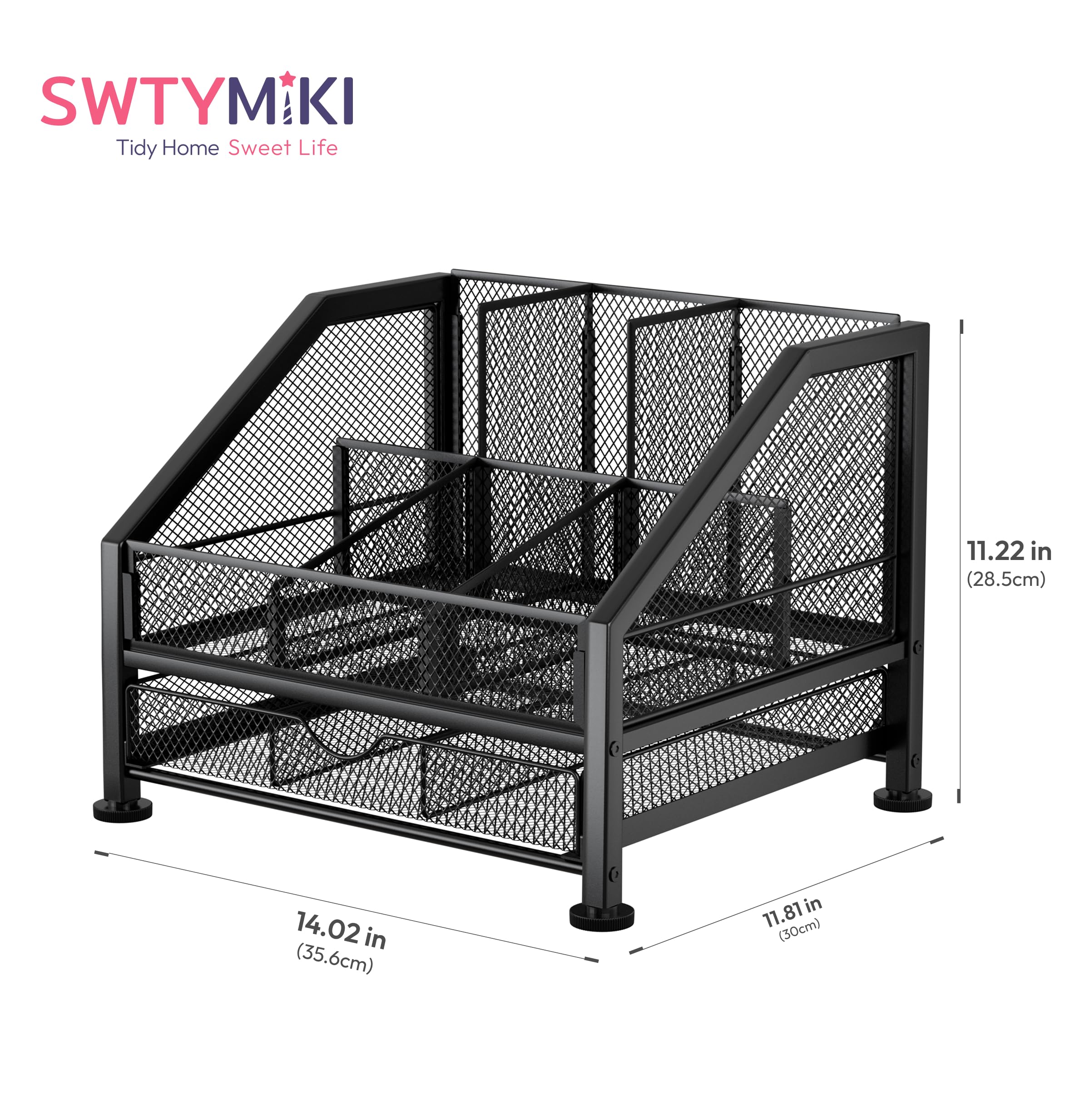 SWTYMIKI estantes-nivelados-barra-cafe para organización