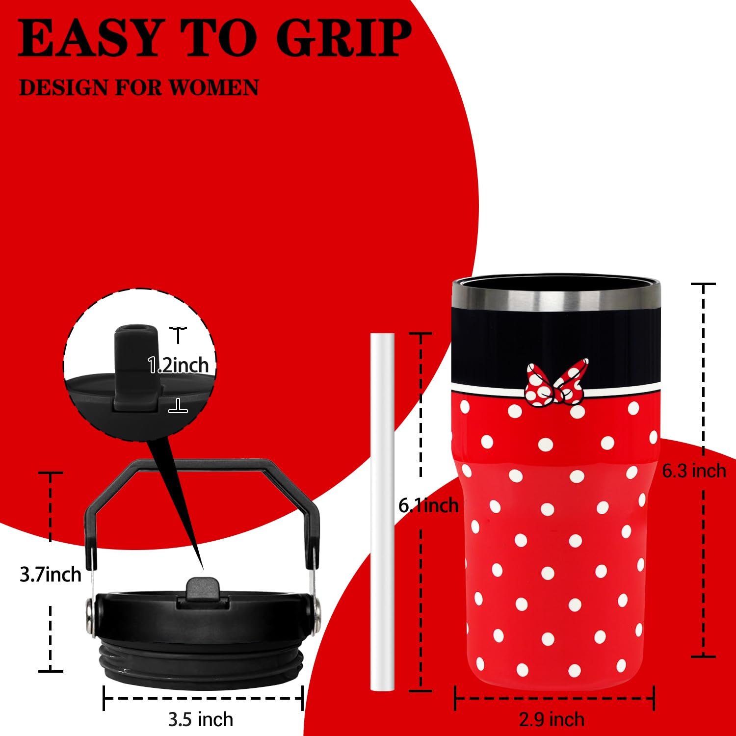 Vaso térmico Sxdcfrs con doble pared para bebidas