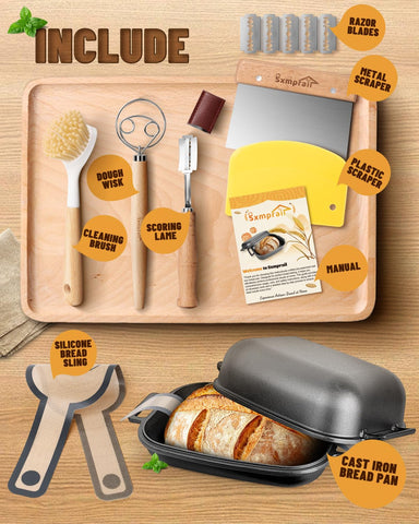 Sxmprail Cloche Pan: apto para sellar carnes y hornear