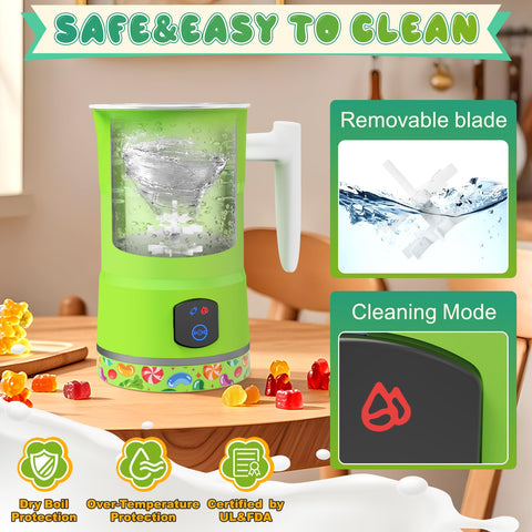 Sxmprail Gummy Maker: limpieza fácil después de cada uso
