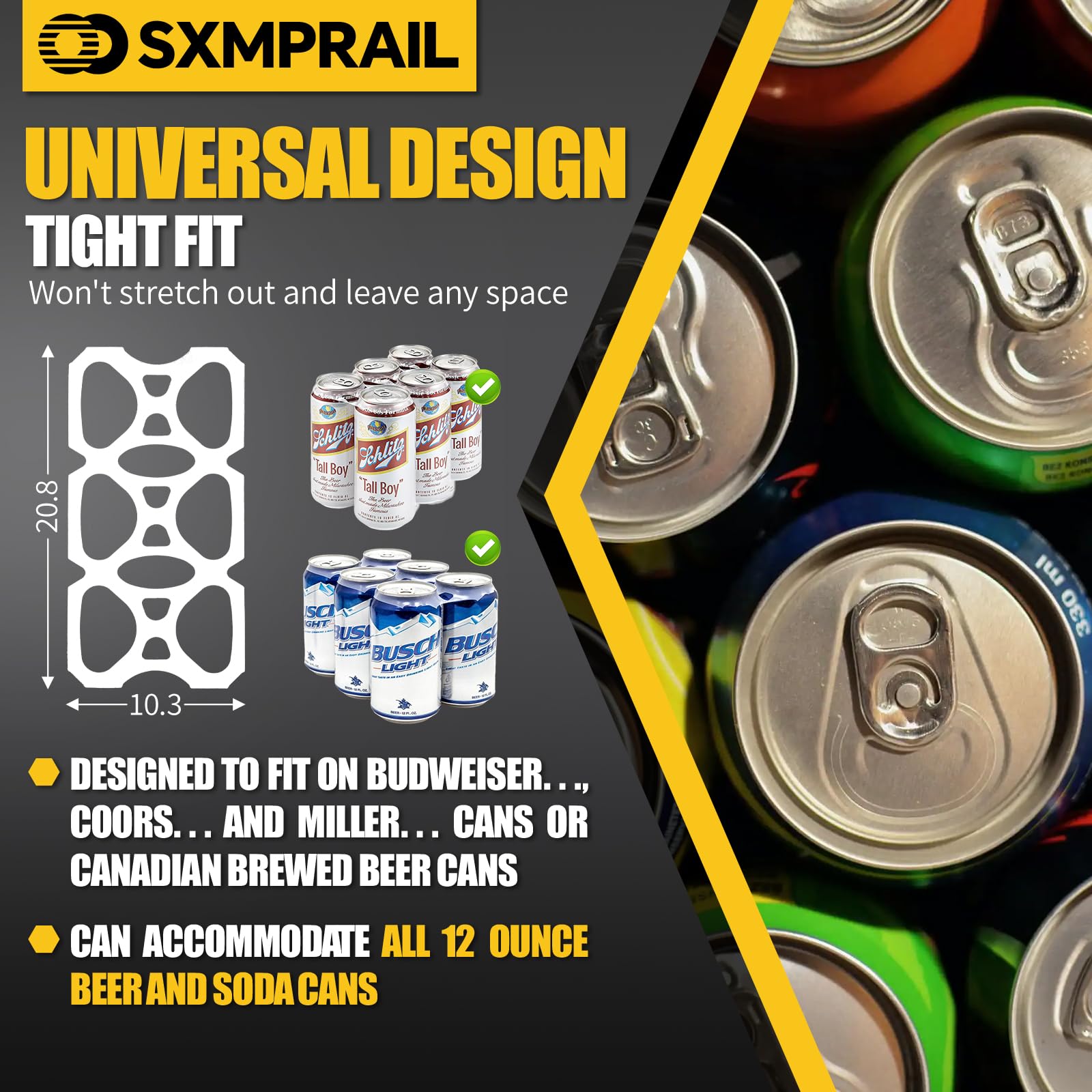 Instalacion facil con Sxmprail: guia para colocar sin dañar las latas.