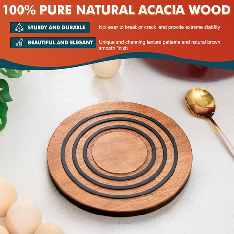 Trivet magnético Sxmprail compatible con Le Creuset para ollas de hierro.