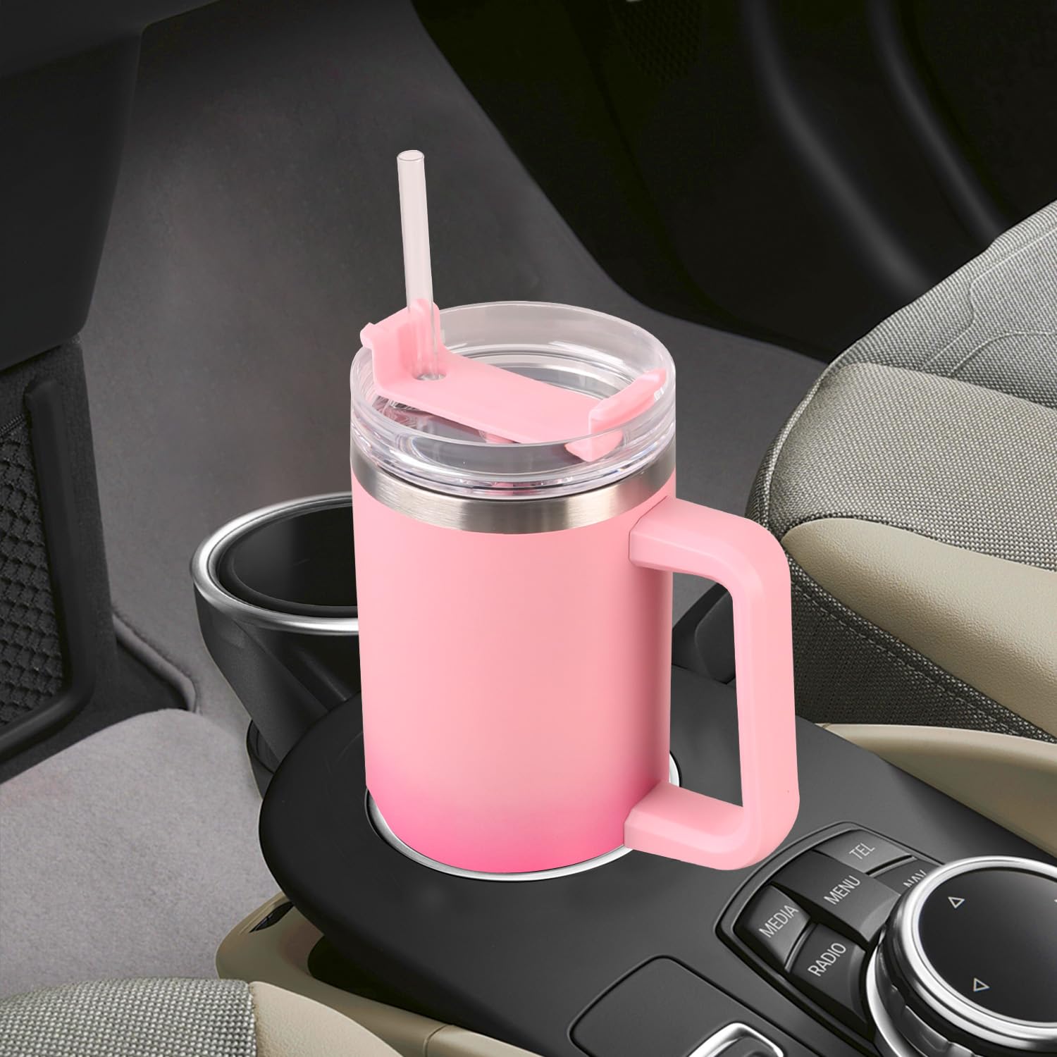 SYACOT Vaso 40oz diseño anti sudor para manejo cómodo