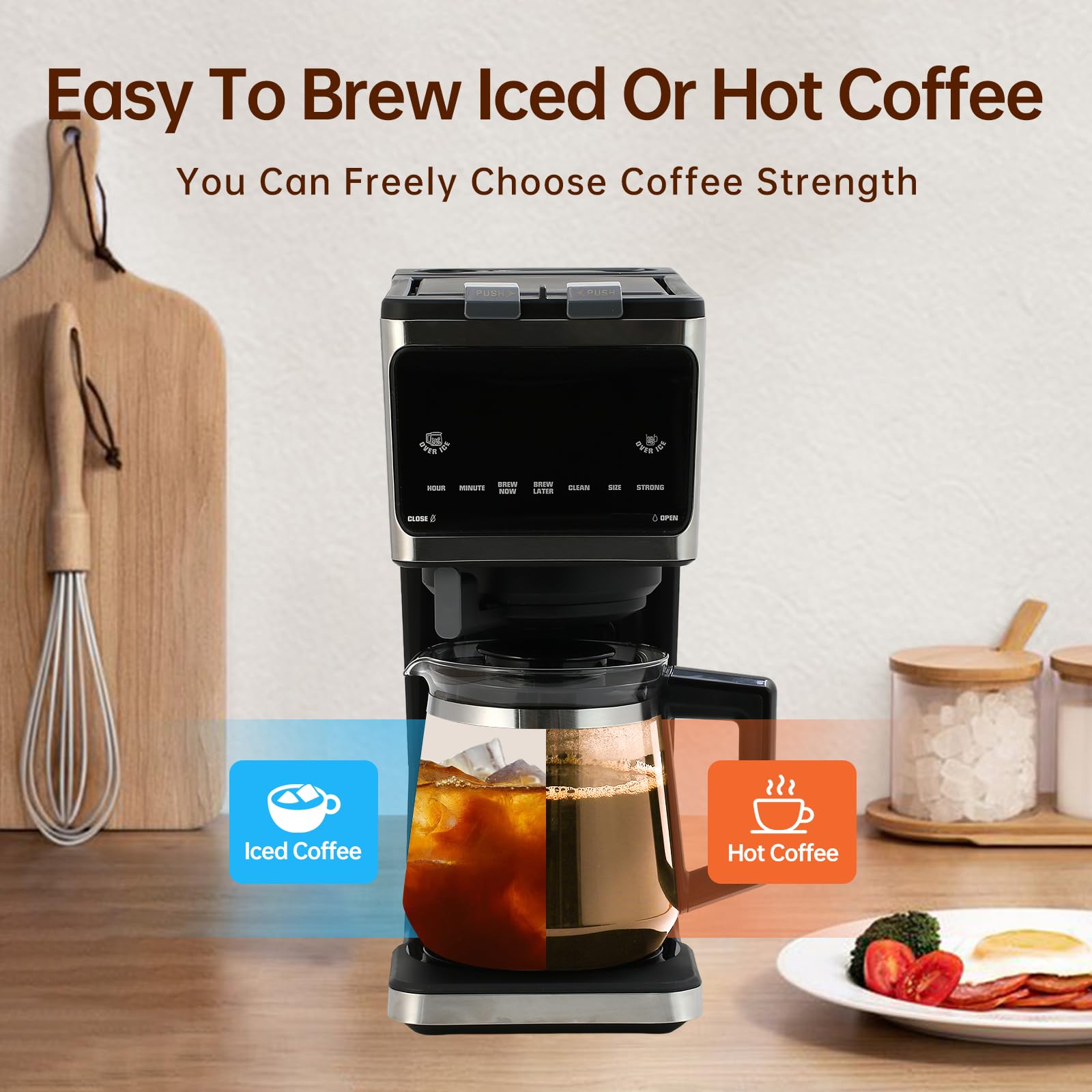 Depósito de agua removible de Sykaffe para rellenado cómodo