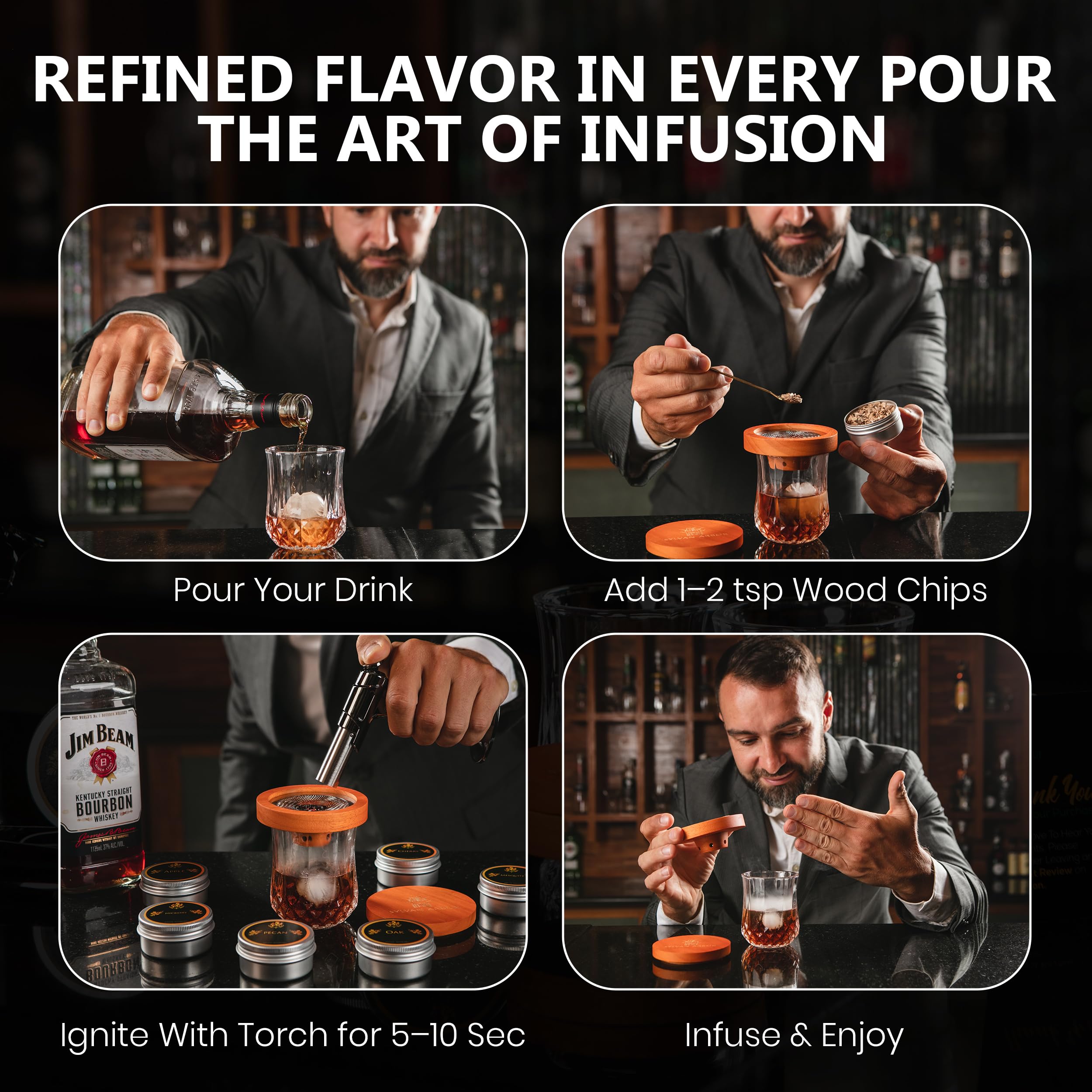 Silva Imbue de Sylvan Arbor: estuche regalo magnético para sorprender a los amantes del whisky.