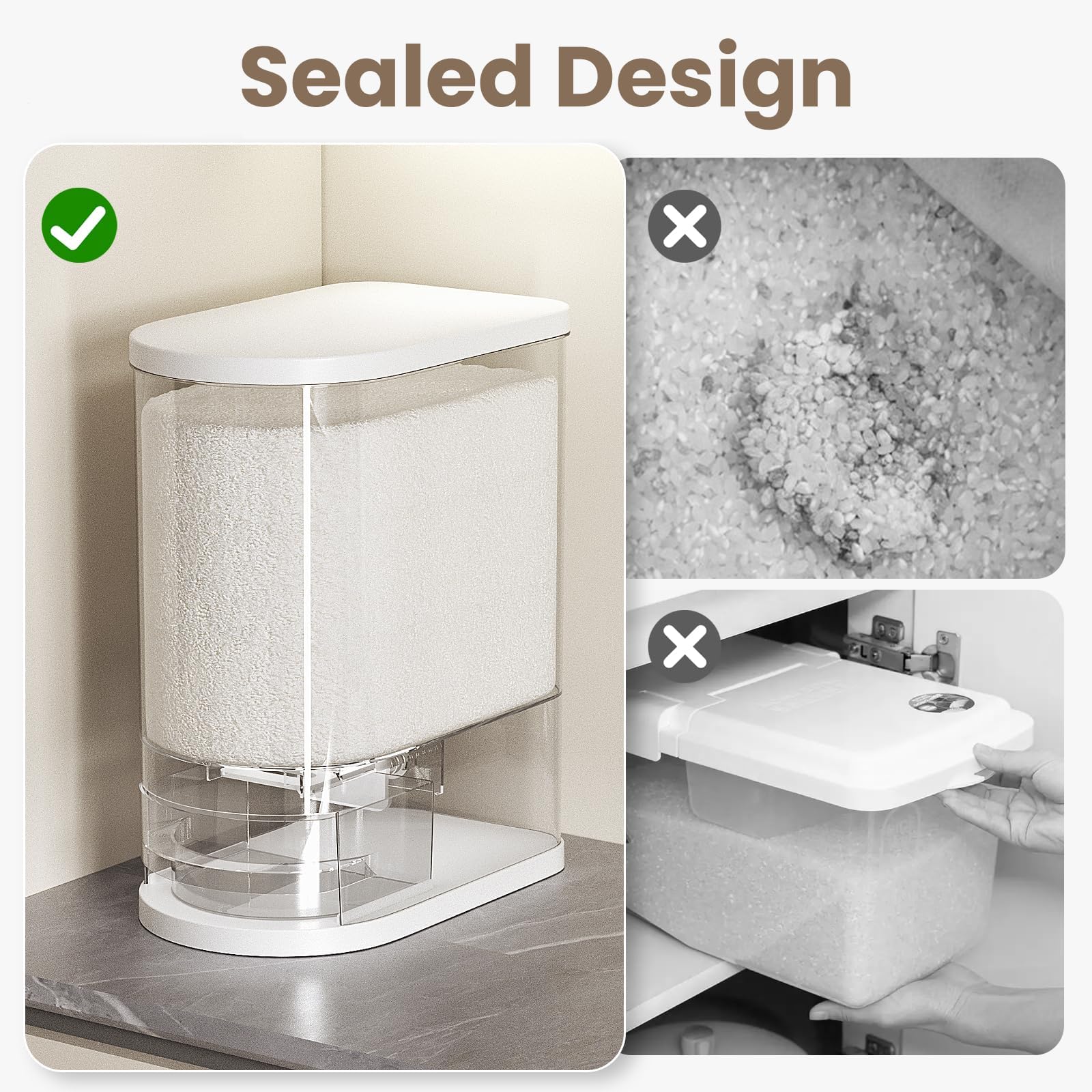 SYNCVIBE diseño blanco moderno se integra en cocinas pequeñas