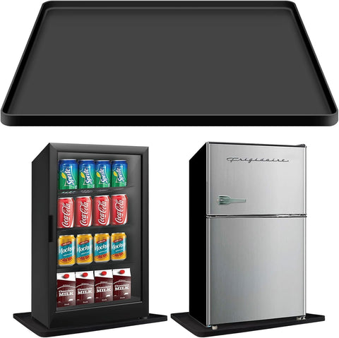 Synrroe minifrigo con borde elevado mantiene estable el refrigerador.