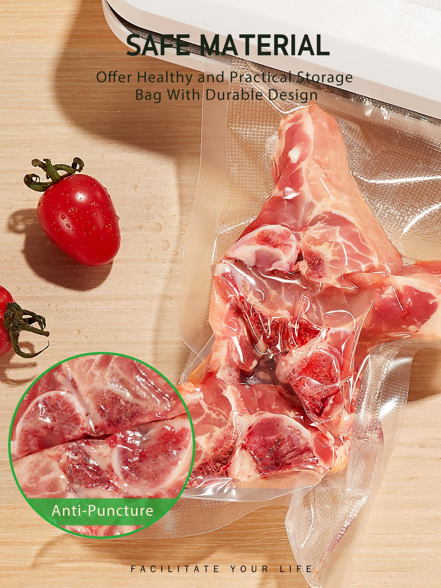 Versátiles para cocinar sous vide y almacenar en frío.