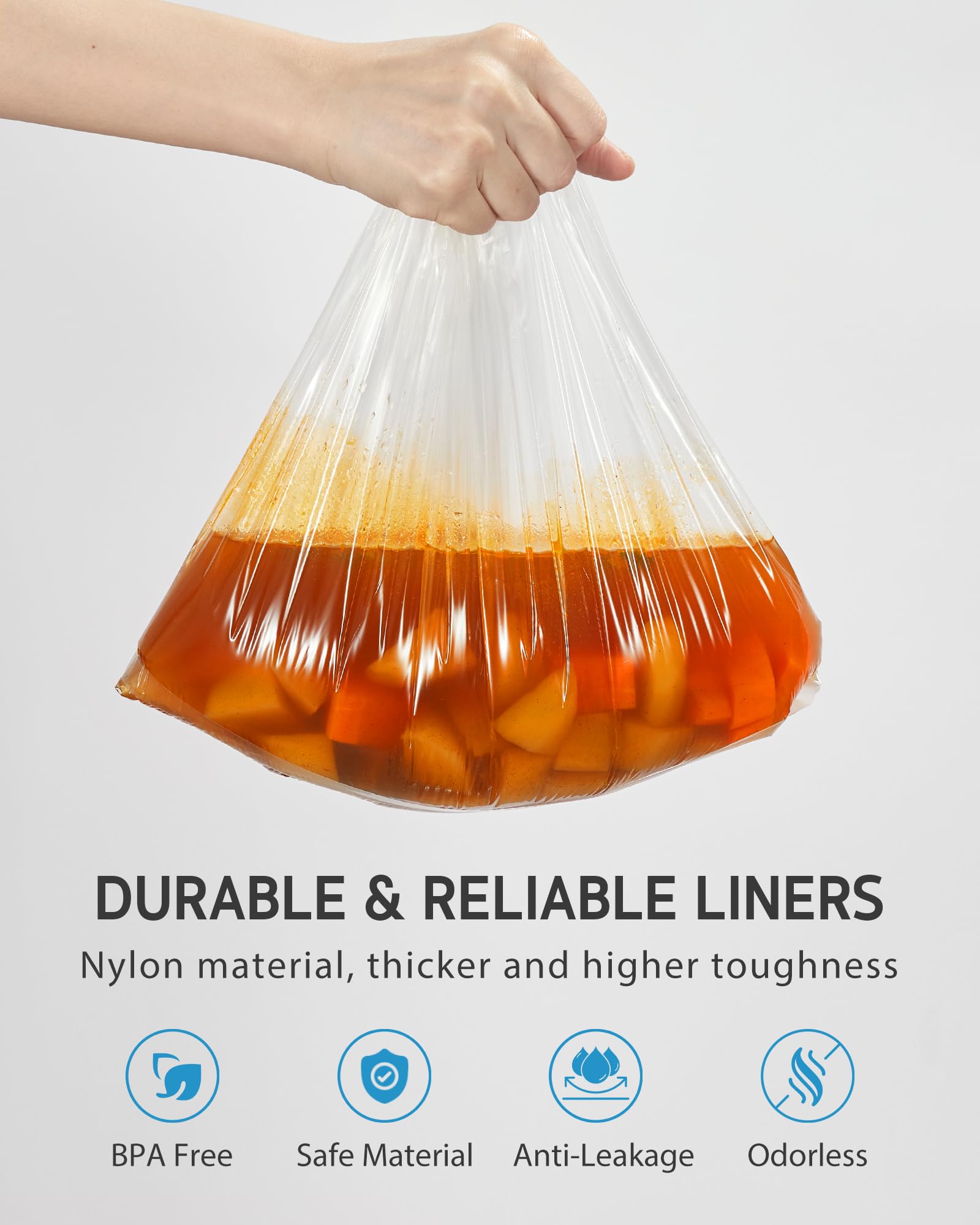 Syntus bolsas resistentes con impresión libre de BPA para cocción segura