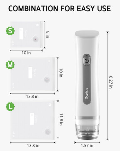Syntus bolsas reutilizables aptas para nevera y congelador