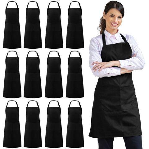 Syntus delantal bib ajustable de cuello para cocinar con confort