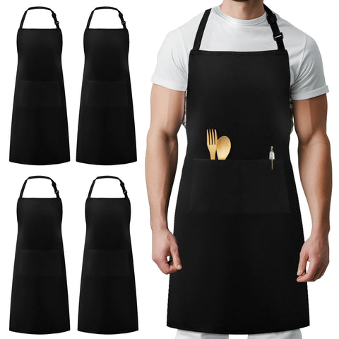 Syntus delantal de chef con tirantes ajustables para mayor comodidad