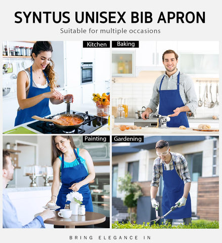 Delantal versátil Syntus para cocina, pintura o reparaciones.