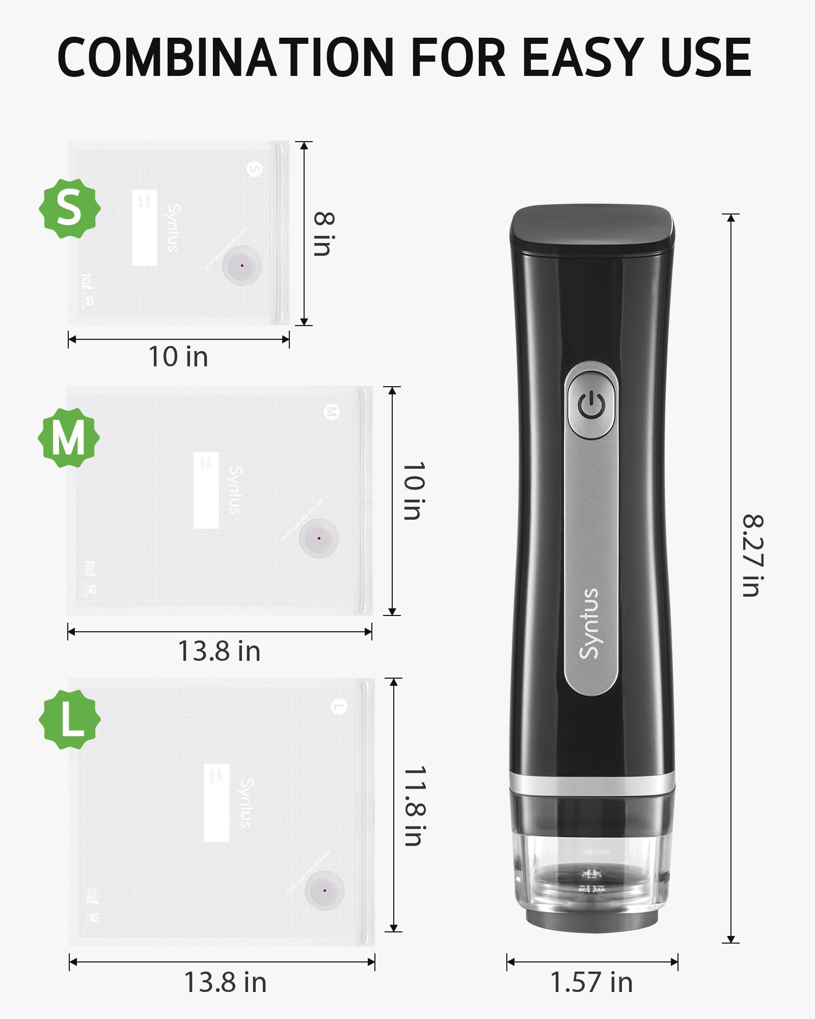 Syntus kit compacto para sellar alimentos en casa