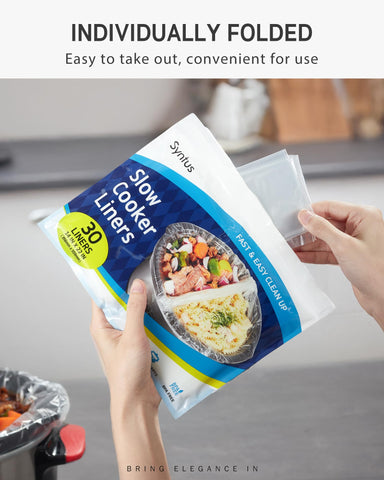 Syntus uso versátil: una olla, dos bolsas para dos comidas sin mezcla de sabores