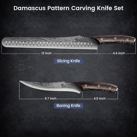 SYOKAMI cuchillo deshuesar flexible de 6-7 pulgadas para separar carne cerca del hueso.