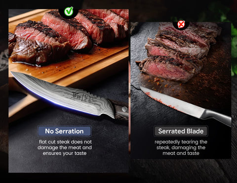 SYOKAMI Cuchillos Filete Full Tang con tres remaches: durabilidad y equilibrio.