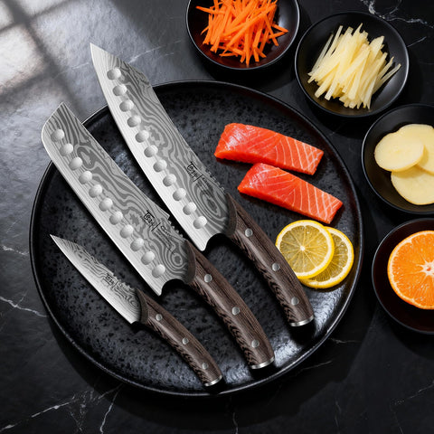 SYOKAMI Nakiri para rebanar verduras con precisión constante