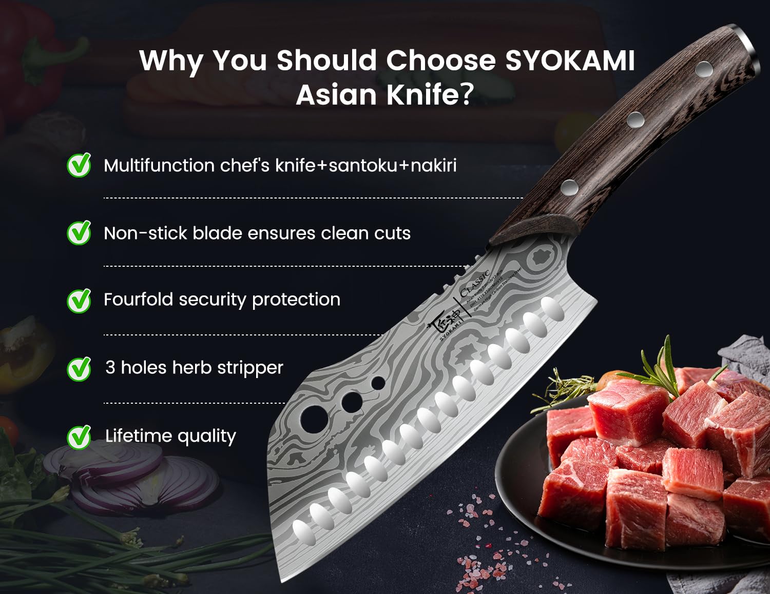 SYOKAMI empaque premium, regalo ideal para casa nueva o cumpleaños.