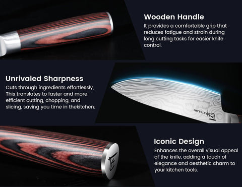 Mango de madera FSC, diseño ergonómico y sostenible.