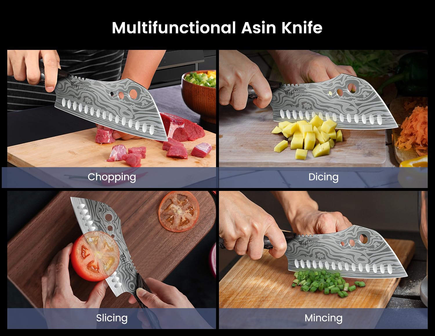 SYOKAMI uso diario en cocina, perfecto para cortar y picar.