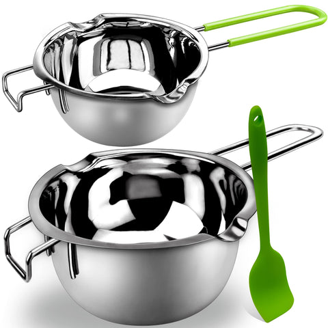 Sysmie olla doble con dos capacidades para derretir chocolate con control