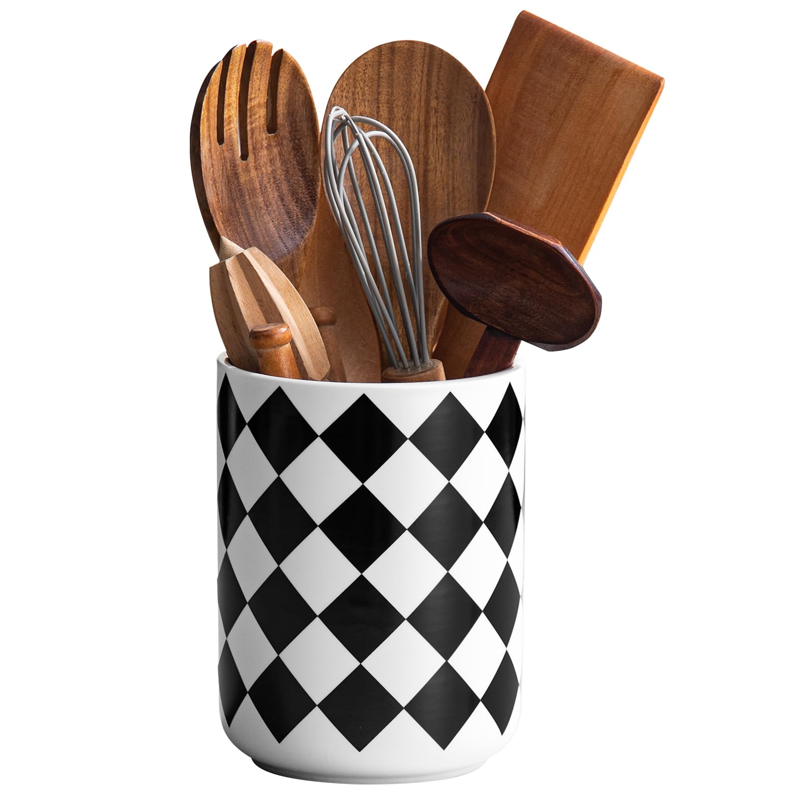 SYXUPUMI porta-utensilios cerámico para cocina, mantiene organizada la encimera.