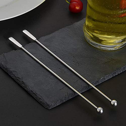 Palitos reutilizables SZLFSX para café y cócteles, reducen residuos.