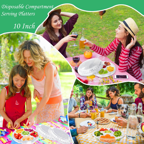 Szsrcywd bandejas ligeras, perfectas para picnic y reuniones familiares