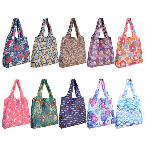 SZUAH bolsas de compra reutilizables con gran capacidad para la despensa
