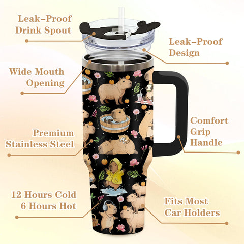 SZWNHS Capibara-manija-ergonomica para llevarla con comodidad.