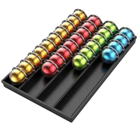 SZWQILIN cajón para Nespresso Vertuo, organización rápida de cápsulas.