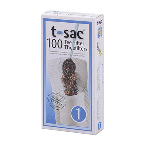 T-Sac bolsas filtrantes para infusión, uso fácil en cualquier té.