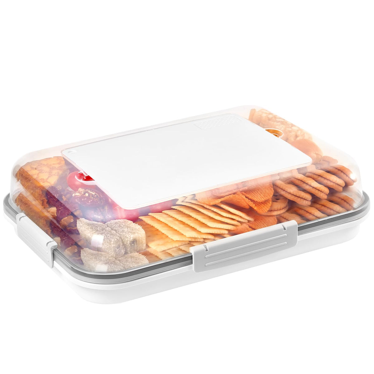TAABHBU contenedor de bocadillos con tapa hermética para mantener frescos los alimentos