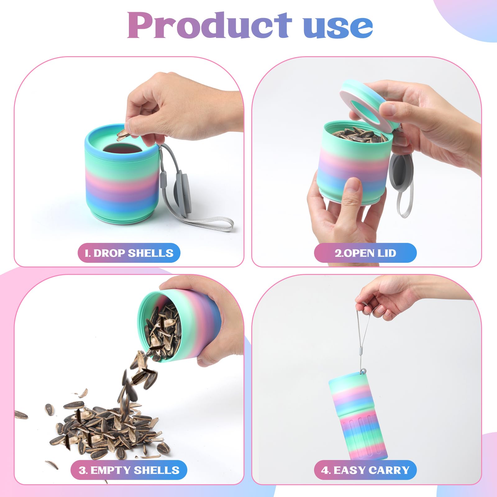 Taamog material eco PLA duradero, copa perfecta para uso diario.